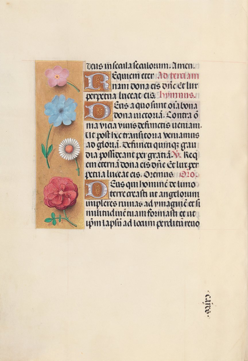 Hours of Queen Isabella the Catholic, Queen of Spain: Fol. 26v, ca. 1500. av Master of the First Prayerbook of Maximillian
