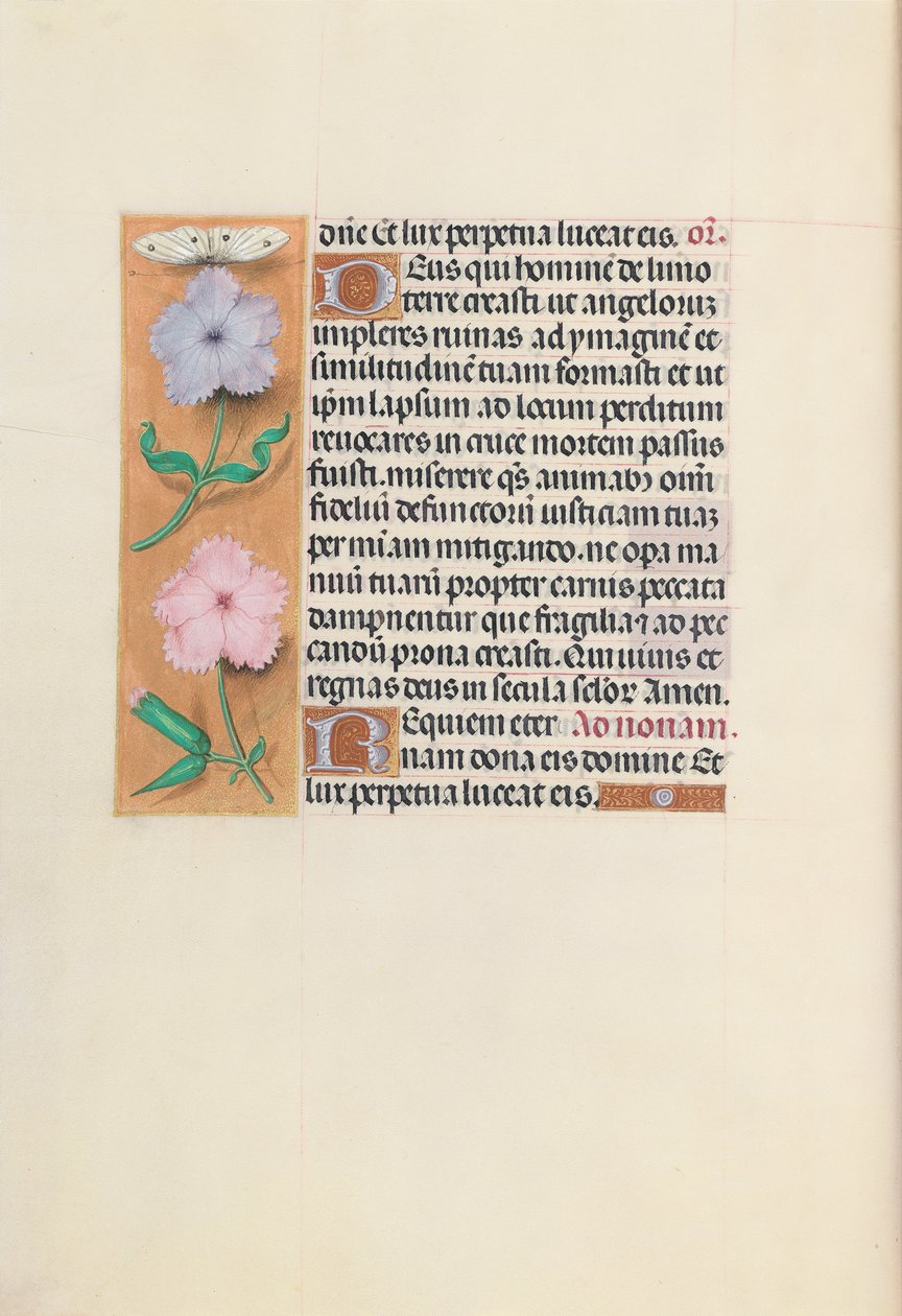 Hours of Queen Isabella the Catholic, Queen of Spain: Fol. 27v, ca. 1500. av Master of the First Prayerbook of Maximillian