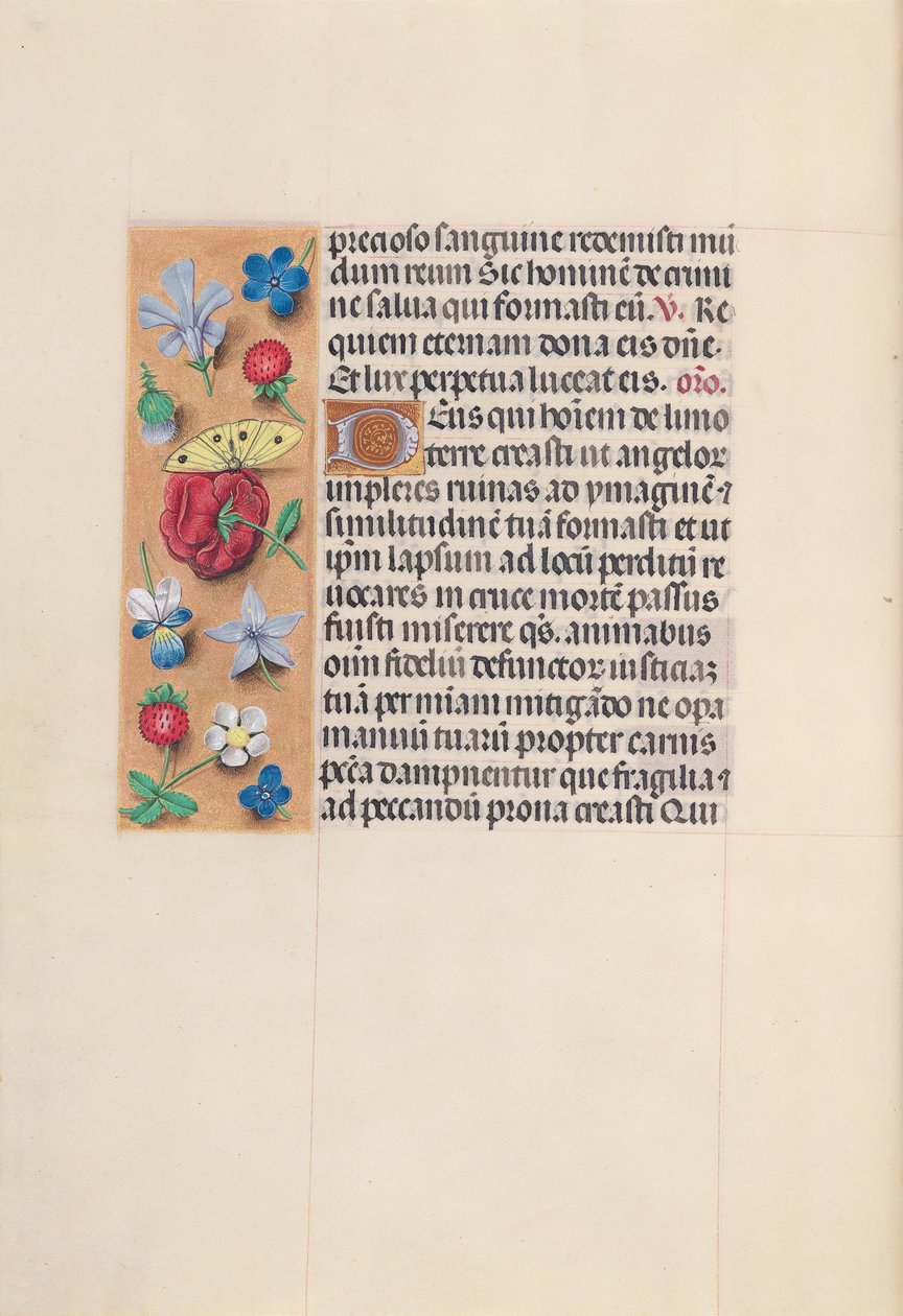 Hours of Queen Isabella the Catholic, Queen of Spain: Fol. 29v, ca. 1500. av Master of the First Prayerbook of Maximillian