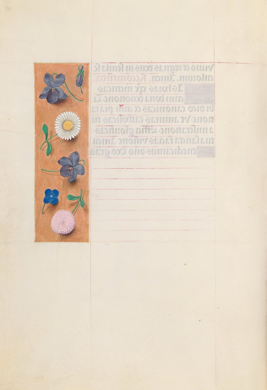 Hours of Queen Isabella the Catholic, Queen of Spain: Fol. 30v, c. 1500. av Master of the First Prayerbook of Maximillian