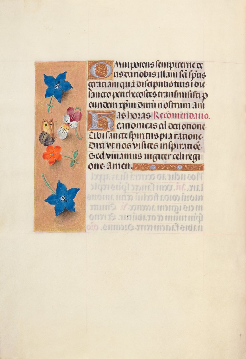 Hours of Queen Isabella the Catholic, Queen of Spain: Fol. 36v, ca. 1500. av Master of the First Prayerbook of Maximillian