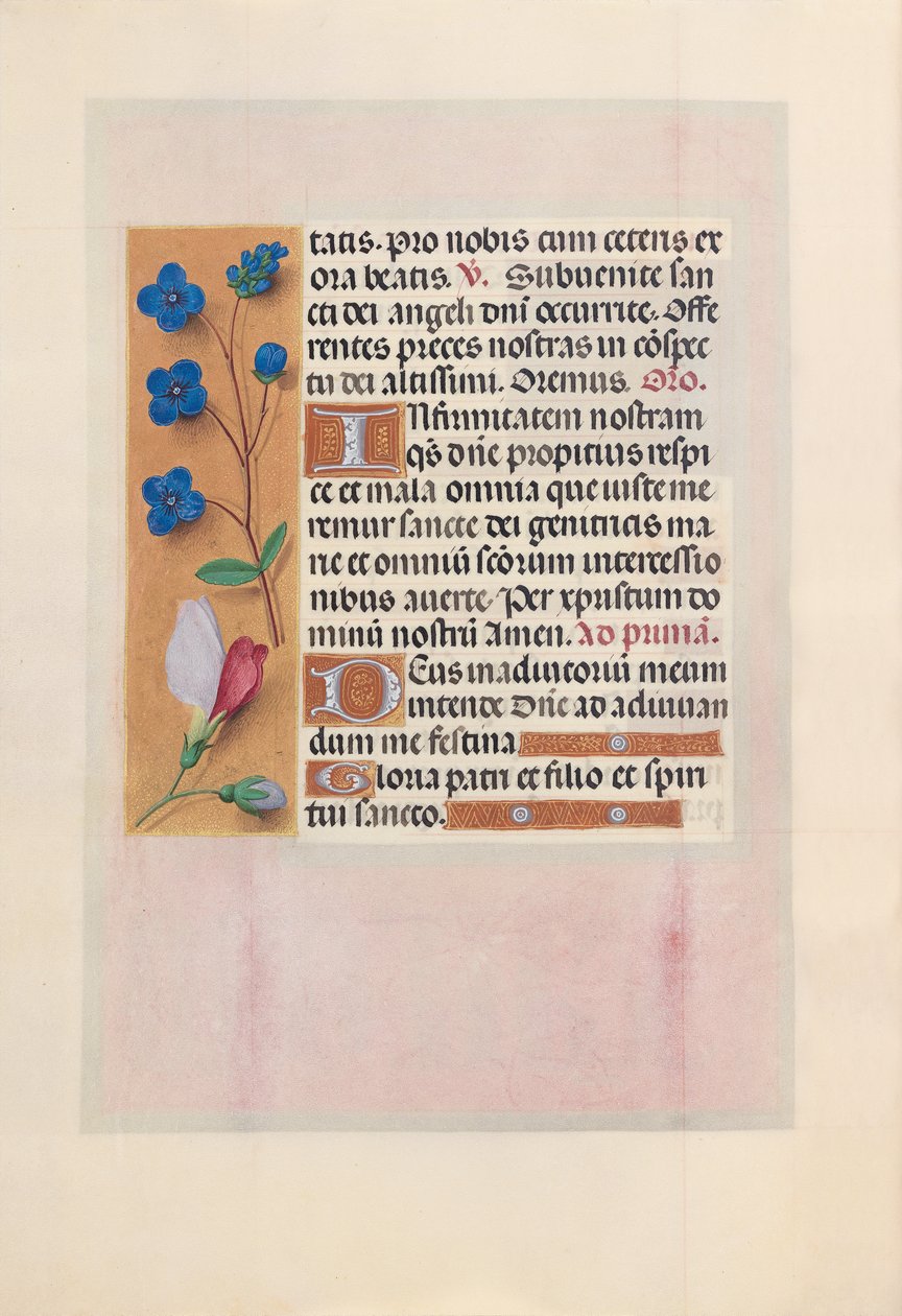 Hours of Queen Isabella the Catholic, Queen of Spain: Fol. 38v, ca. 1500. av Master of the First Prayerbook of Maximillian