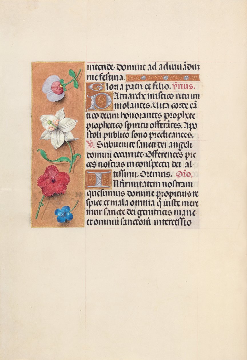 Hours of Queen Isabella the Catholic, Queen of Spain: Fol. 39v, ca. 1500. av Master of the First Prayerbook of Maximillian