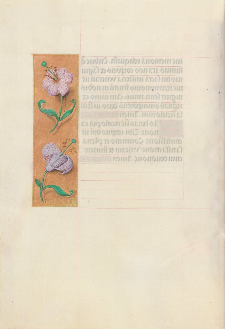 Hours of Queen Isabella the Catholic, Queen of Spain: Fol. 49v, ca. 1500. av Master of the First Prayerbook of Maximillian