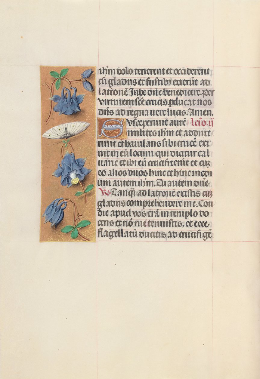 Hours of Queen Isabella the Catholic, Queen of Spain: Fol. 54v, ca. 1500. av Master of the First Prayerbook of Maximillian