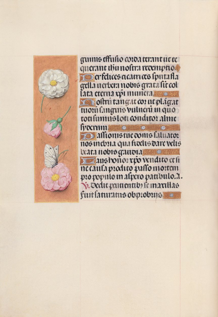 Hours of Queen Isabella the Catholic, Queen of Spain: Fol. 58v, ca. 1500. av Master of the First Prayerbook of Maximillian