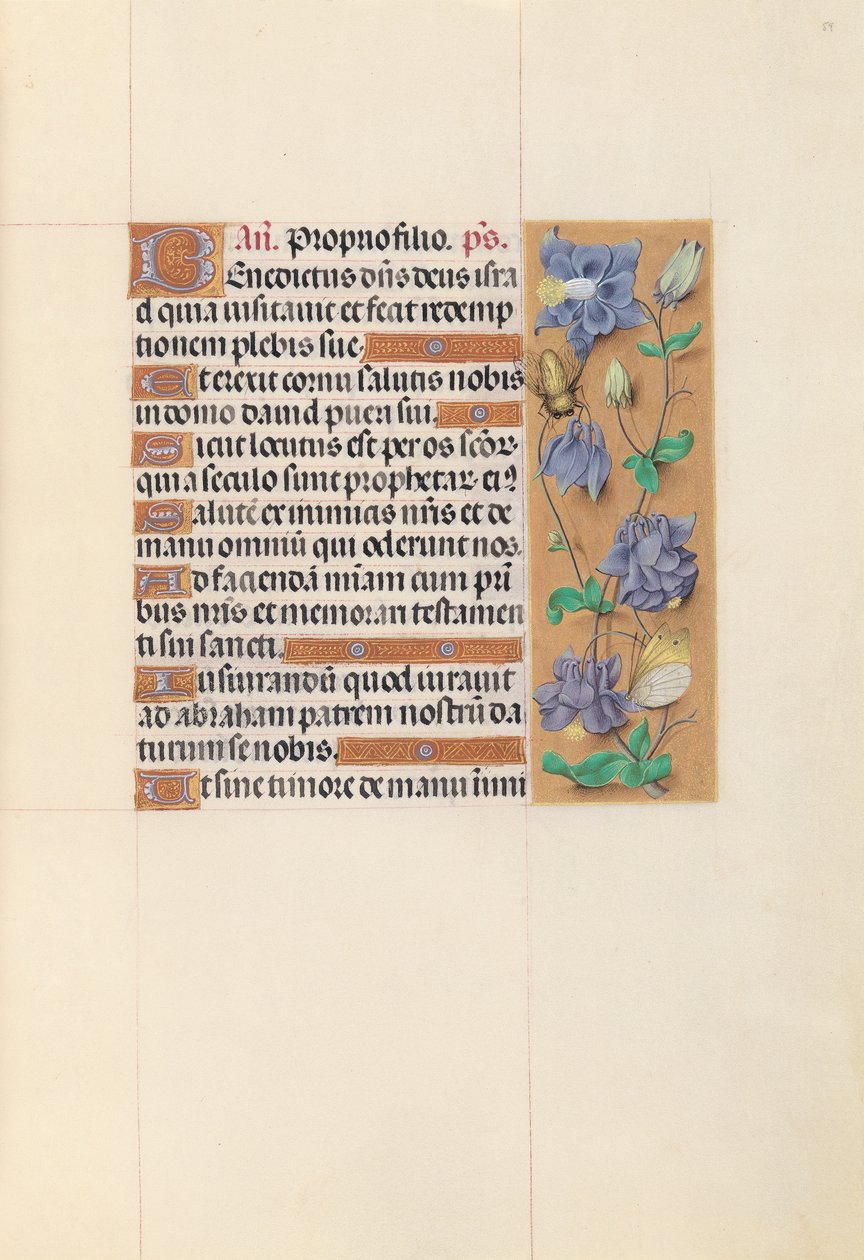 Hours of Queen Isabella the Catholic, Queen of Spain: Fol. 59r, ca. 1500. av Master of the First Prayerbook of Maximillian