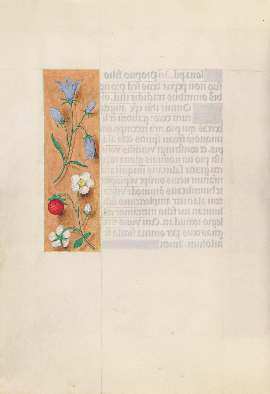 Hours of Queen Isabella the Catholic, Queen of Spain: Fol. 60v, ca. 1500. av Master of the First Prayerbook of Maximillian