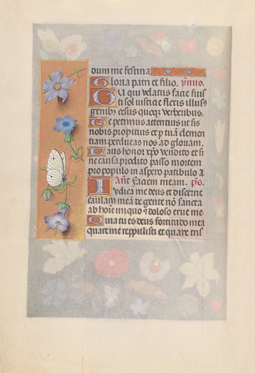 Hours of Queen Isabella the Catholic, Queen of Spain: Fol. 61v, c. 1500. av Master of the First Prayerbook of Maximillian