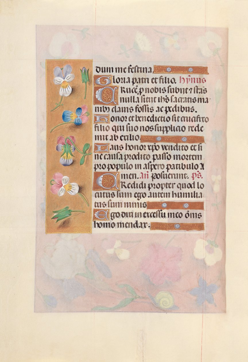 Hours of Queen Isabella the Catholic, Queen of Spain: Fol. 66v, ca. 1500. av Master of the First Prayerbook of Maximillian