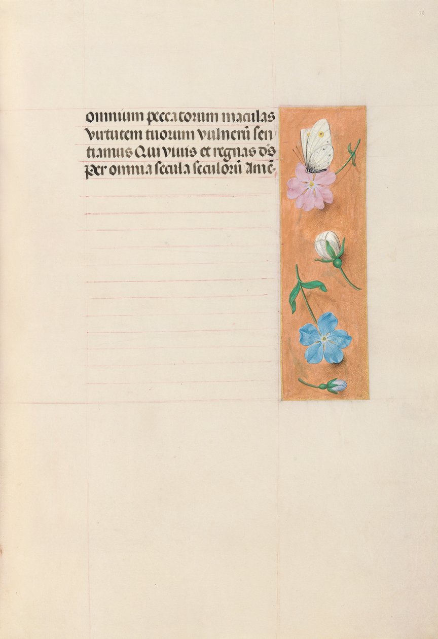 Hours of Queen Isabella the Catholic, Queen of Spain: Fol. 68r, ca. 1500. av Master of the First Prayerbook of Maximillian