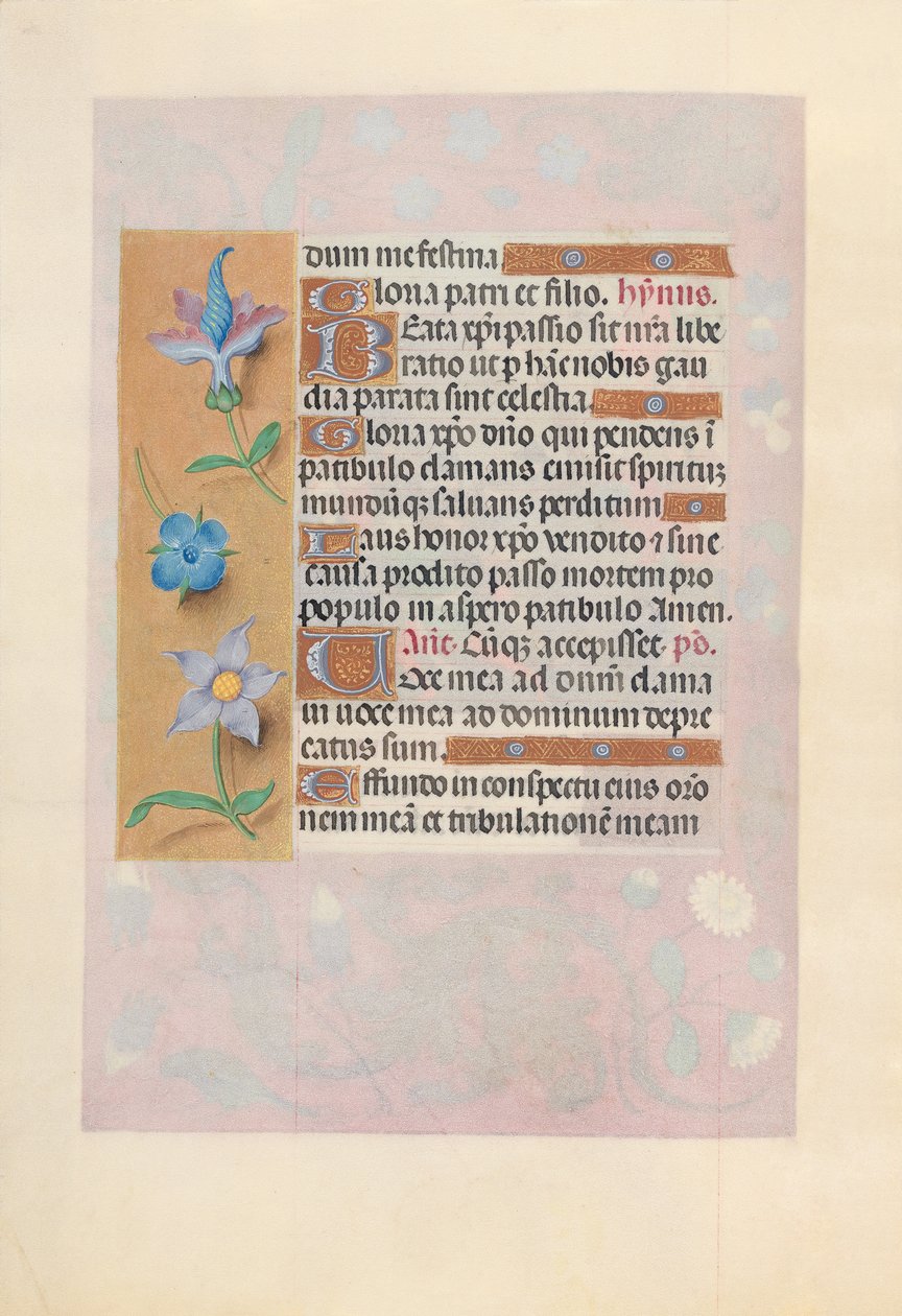 Hours of Queen Isabella the Catholic, Queen of Spain: Fol. 69v, ca. 1500. av Master of the First Prayerbook of Maximillian
