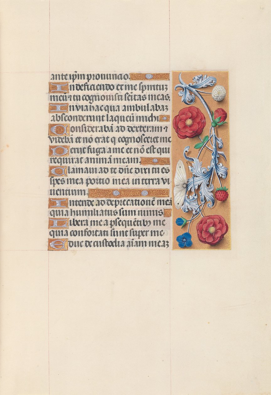Hours of Queen Isabella the Catholic, Queen of Spain: Fol. 70r, ca. 1500. av Master of the First Prayerbook of Maximillian