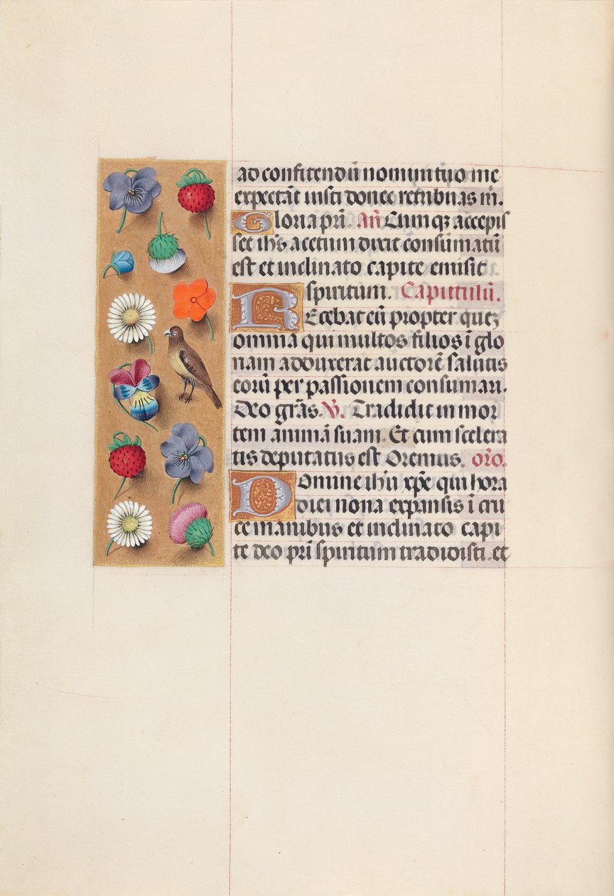 Hours of Queen Isabella the Catholic, Queen of Spain: Fol. 70v, ca. 1500. av Master of the First Prayerbook of Maximillian