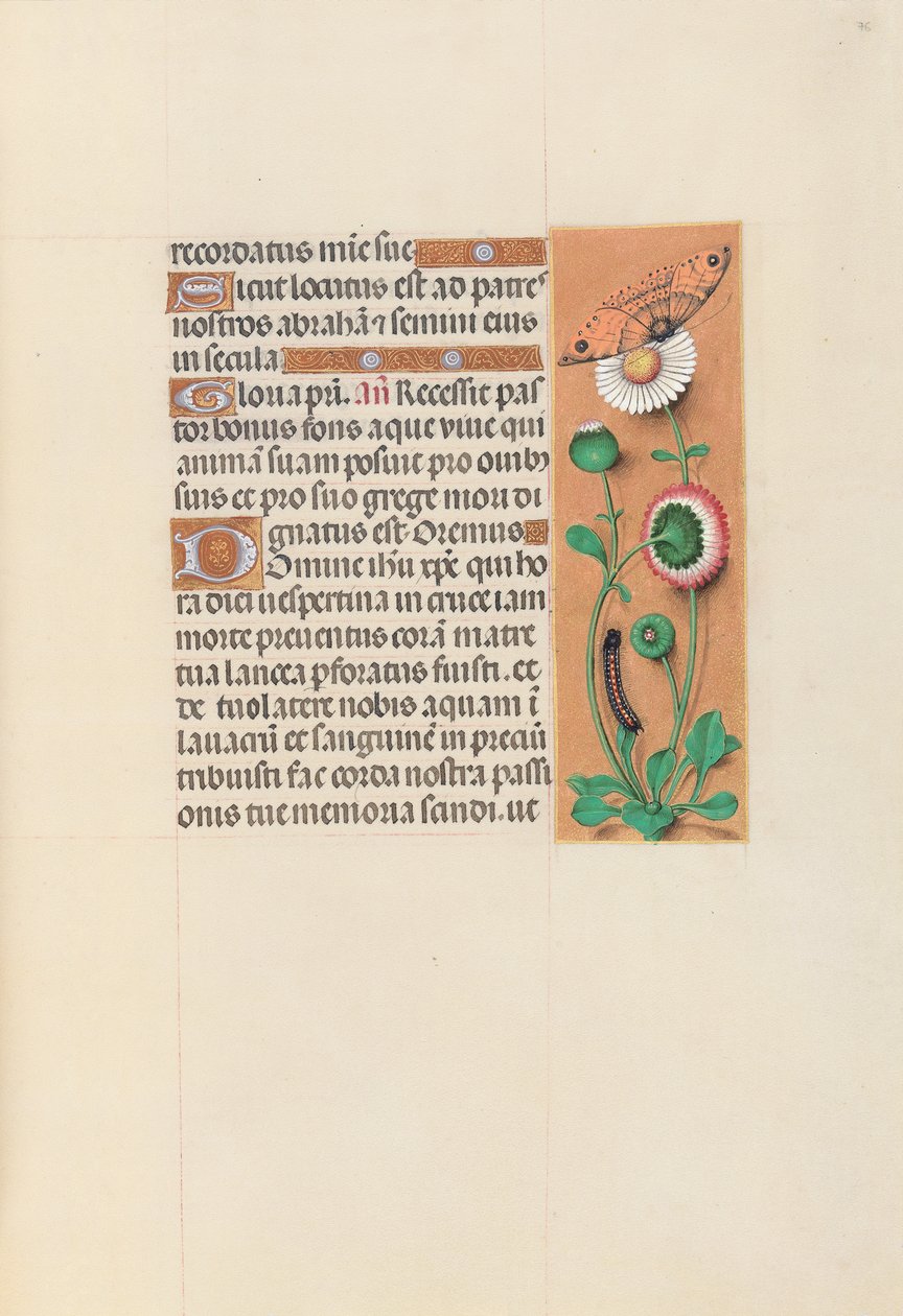 Hours of Queen Isabella the Catholic, Queen of Spain: Fol. 76r, ca. 1500. av Master of the First Prayerbook of Maximillian