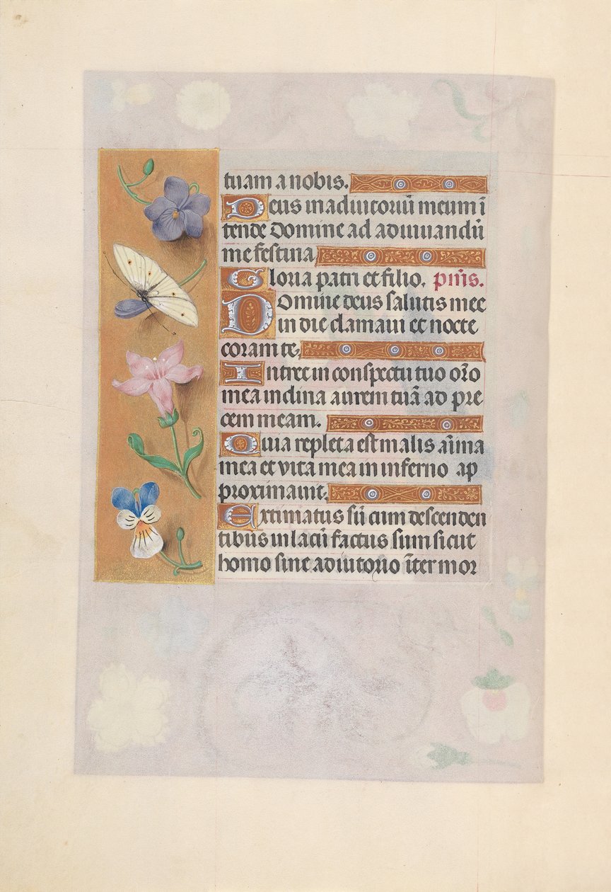 Hours of Queen Isabella the Catholic, Queen of Spain: Fol. 77v, ca. 1500. av Master of the First Prayerbook of Maximillian