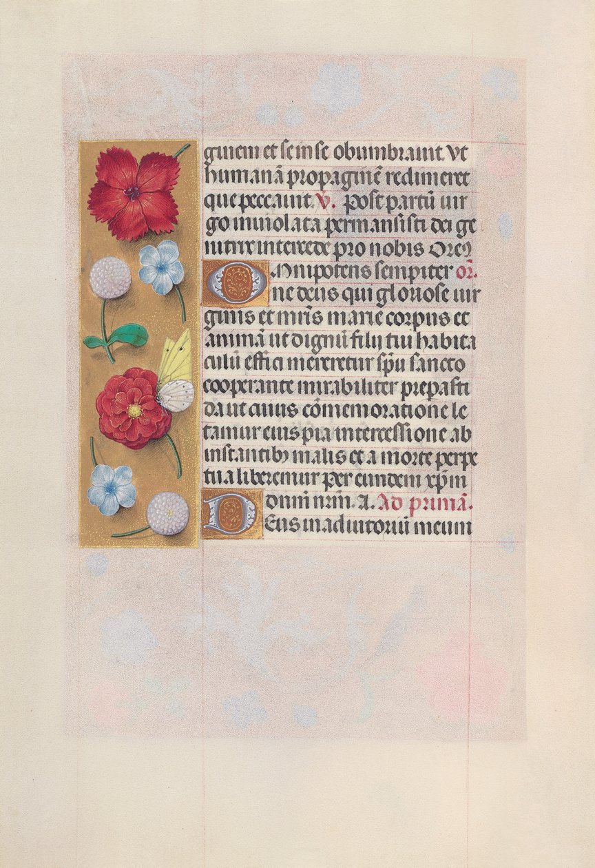 Hours of Queen Isabella the Catholic, Queen of Spain: Fol. 81v, ca. 1500. av Master of the First Prayerbook of Maximillian