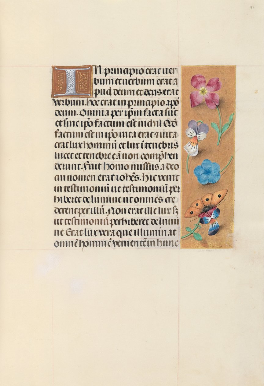 Hours of Queen Isabella the Catholic, Queen of Spain: Fol. 93r, ca. 1500. av Master of the First Prayerbook of Maximillian