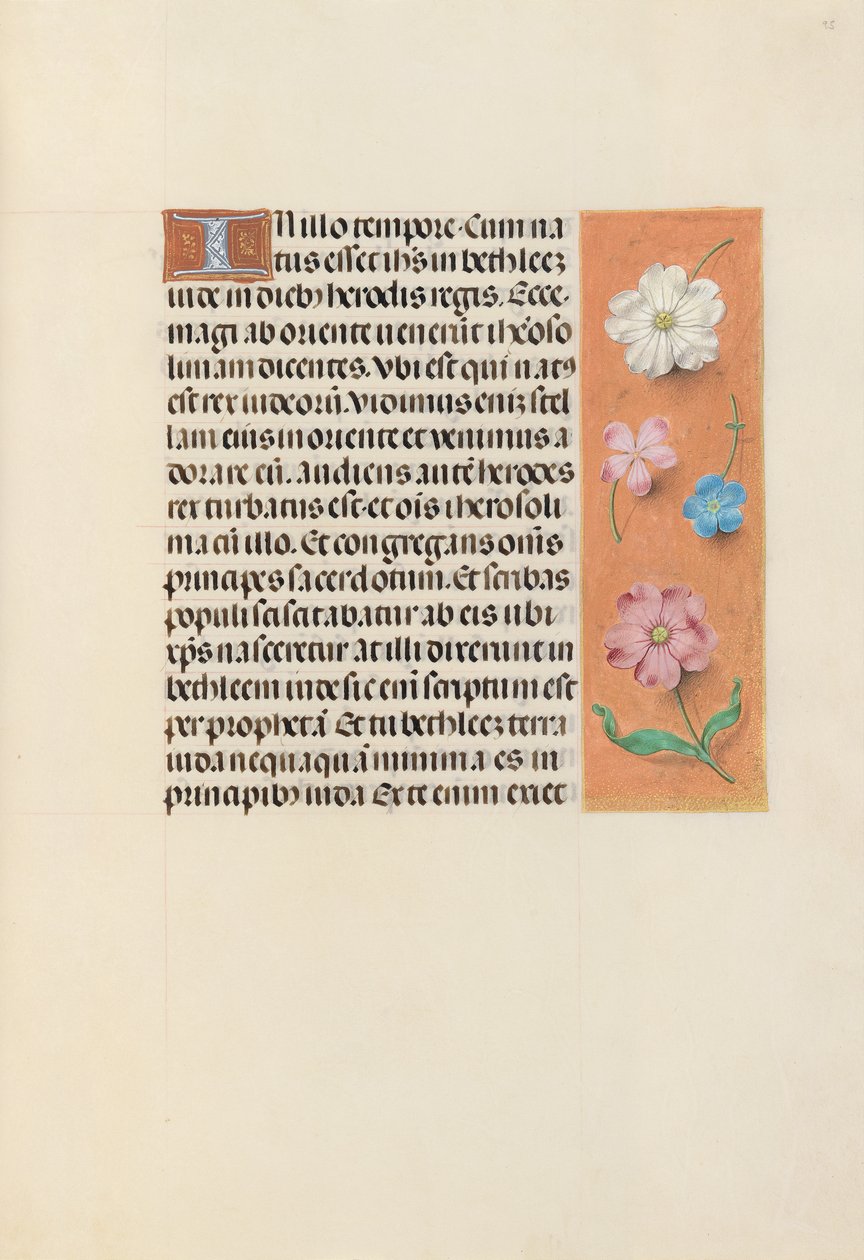 Hours of Queen Isabella the Catholic, Queen of Spain: Fol. 95r, ca. 1500. av Master of the First Prayerbook of Maximillian