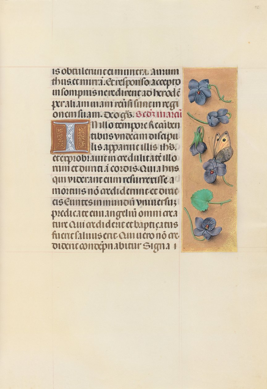 Hours of Queen Isabella the Catholic, Queen of Spain: Fol. 96r, ca. 1500. av Master of the First Prayerbook of Maximillian