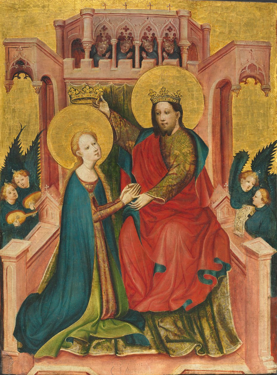 Kroningen av jomfruen av Master of the Fröndenberg Altarpiece