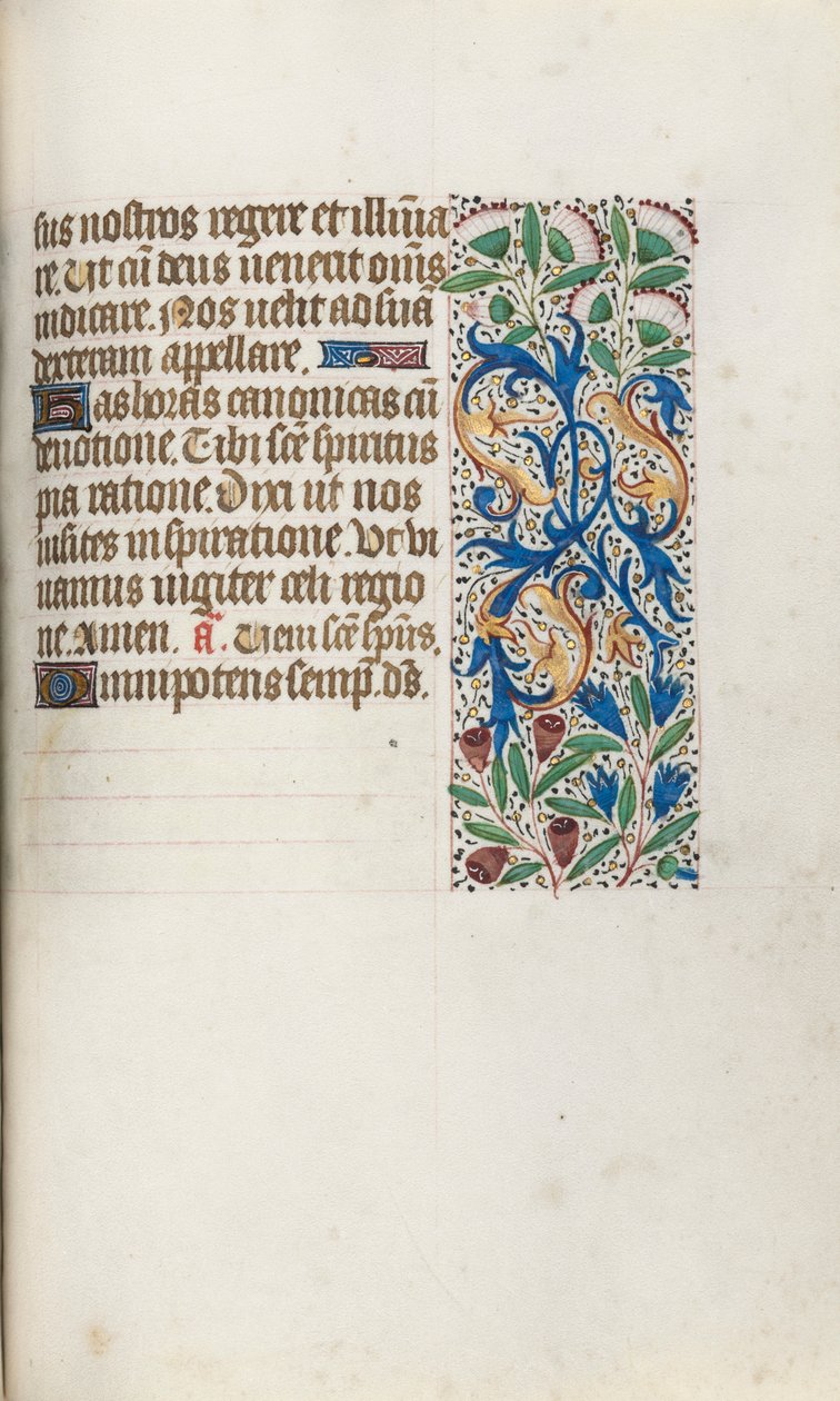 Timebok Bruk av Rouen: fol. 102r, ca. 1470. av Master of the Geneva Latini