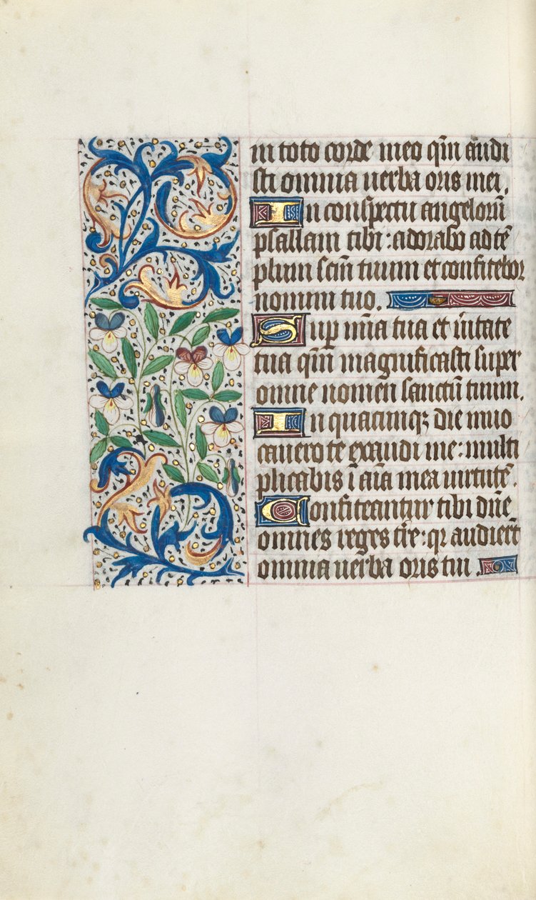 Timebok Bruk av Rouen: fol. 106r, ca. 1470. av Master of the Geneva Latini