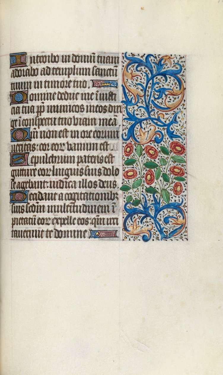 Timebok Bruk av Rouen: fol. 111r, ca. 1470. av Master of the Geneva Latini