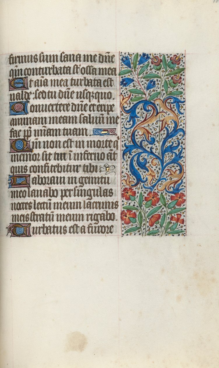 Timebok Bruk av Rouen: fol. 112r, ca. 1470. av Master of the Geneva Latini