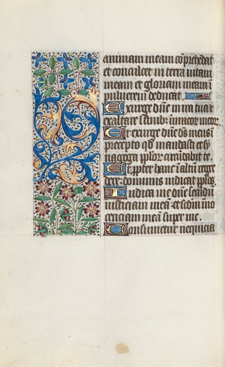 Timebok Bruk av Rouen: fol. 113v, ca. 1470. av Master of the Geneva Latini