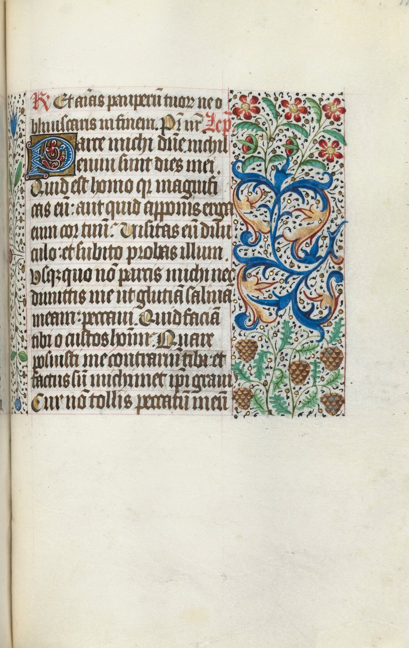 Timebok Bruk av Rouen: fol. 115r, ca. 1470. av Master of the Geneva Latini