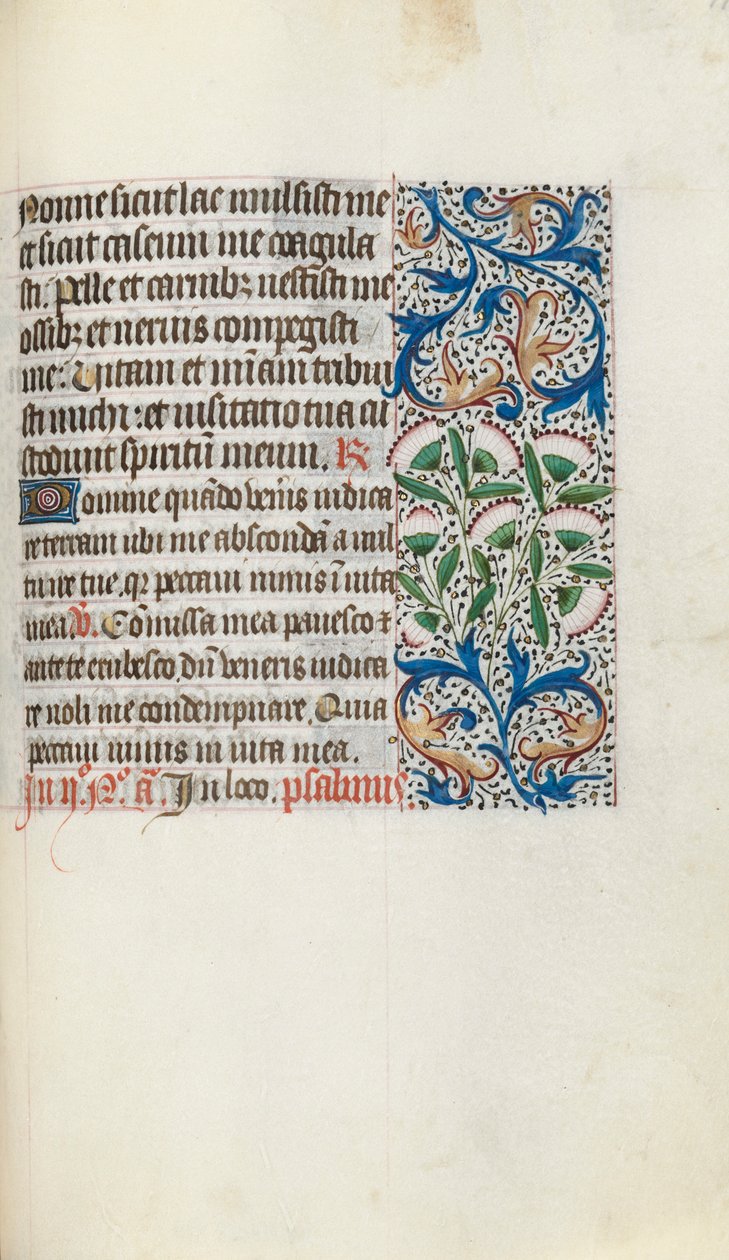 Timebok Bruk av Rouen: fol. 117r, ca. 1470. av Master of the Geneva Latini