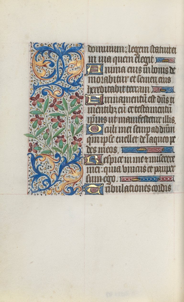 Timebok Bruk av Rouen: fol. 119v, ca. 1470. av Master of the Geneva Latini