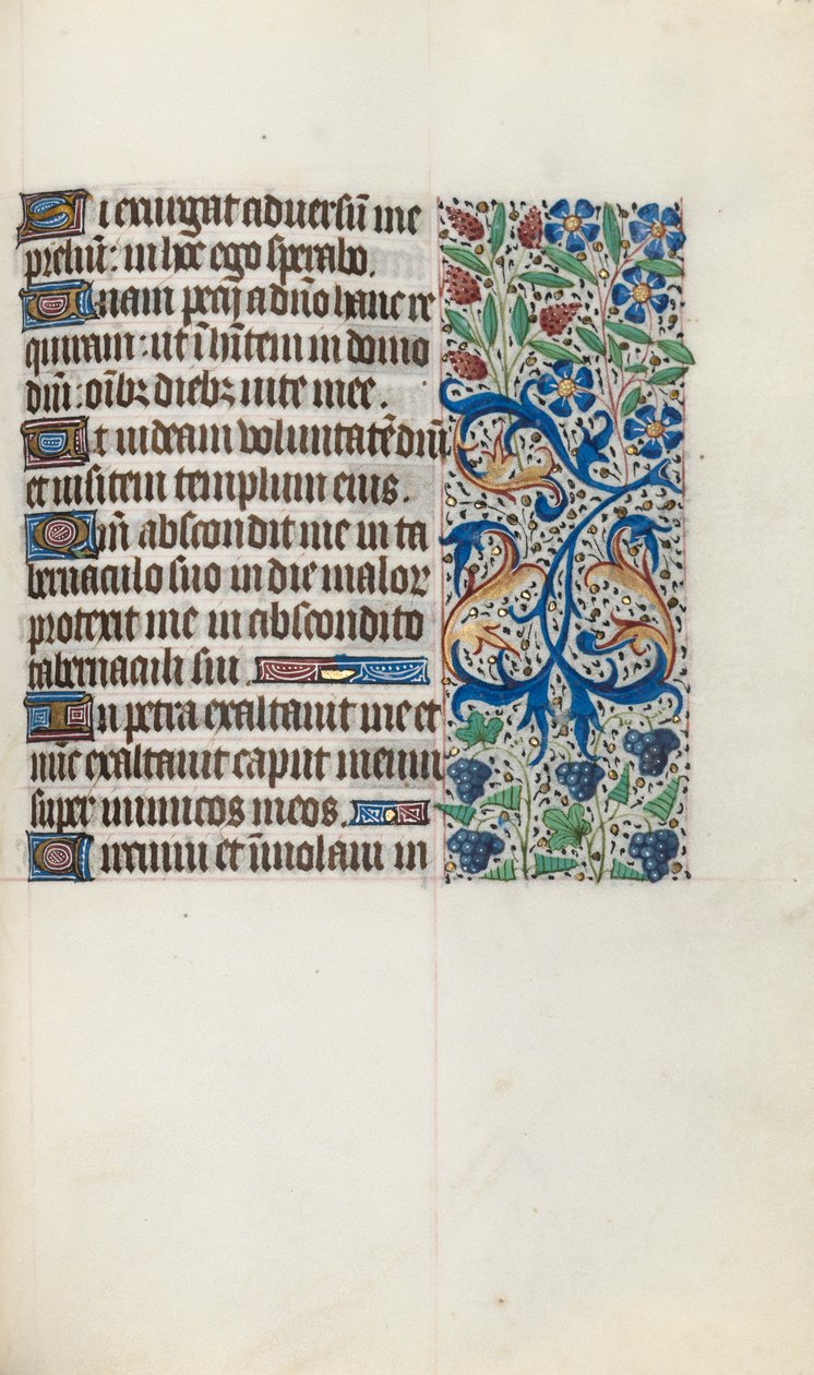 Timebok Bruk av Rouen: fol. 121r, ca. 1470. av Master of the Geneva Latini