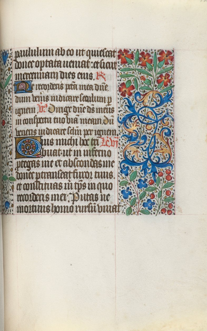 Timebok Bruk av Rouen: fol. 124r, ca. 1470. av Master of the Geneva Latini