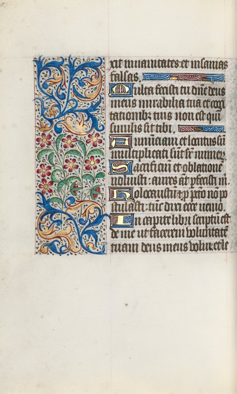 Timebok Bruk av Rouen: fol. 125v, ca. 1470. av Master of the Geneva Latini