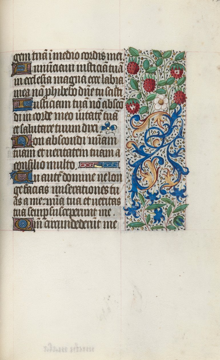 Timebok Bruk av Rouen: fol. 126r, ca. 1470. av Master of the Geneva Latini