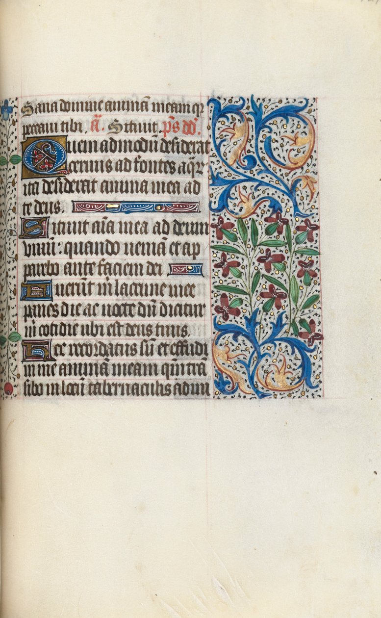 Timebok Bruk av Rouen: fol. 129r, ca. 1470. av Master of the Geneva Latini