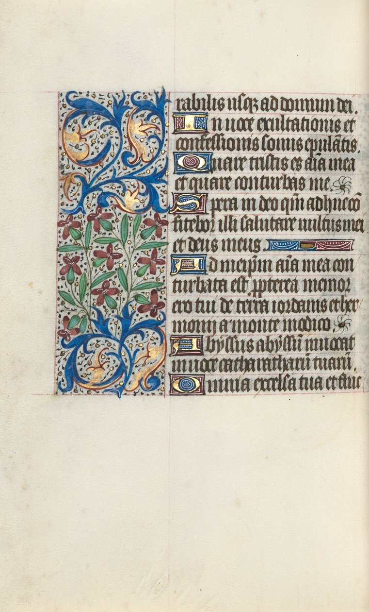 Timebok Bruk av Rouen: fol. 129v, ca. 1470. av Master of the Geneva Latini
