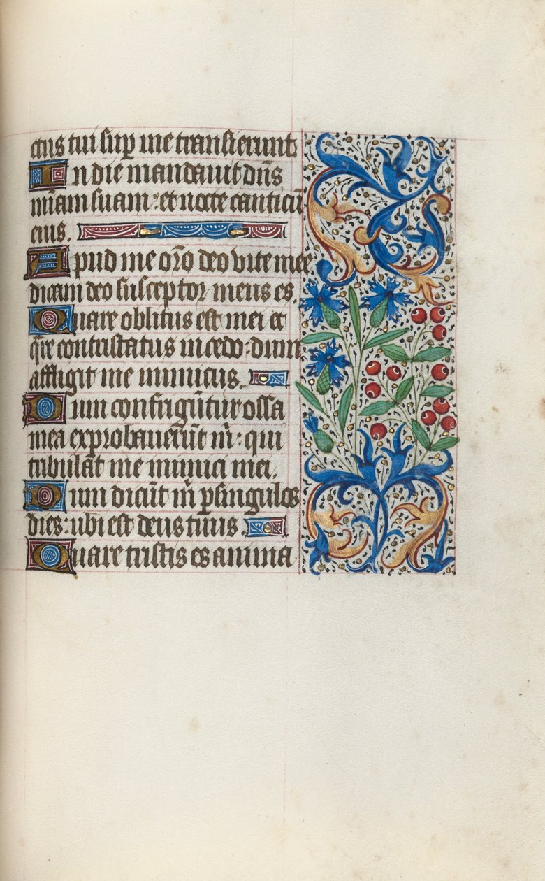 Timebok Bruk av Rouen: fol. 130r, ca. 1470. av Master of the Geneva Latini