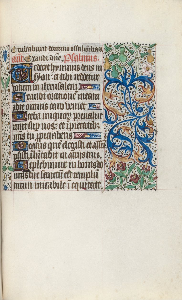 Timebok Bruk av Rouen: fol. 136r, ca. 1470. av Master of the Geneva Latini