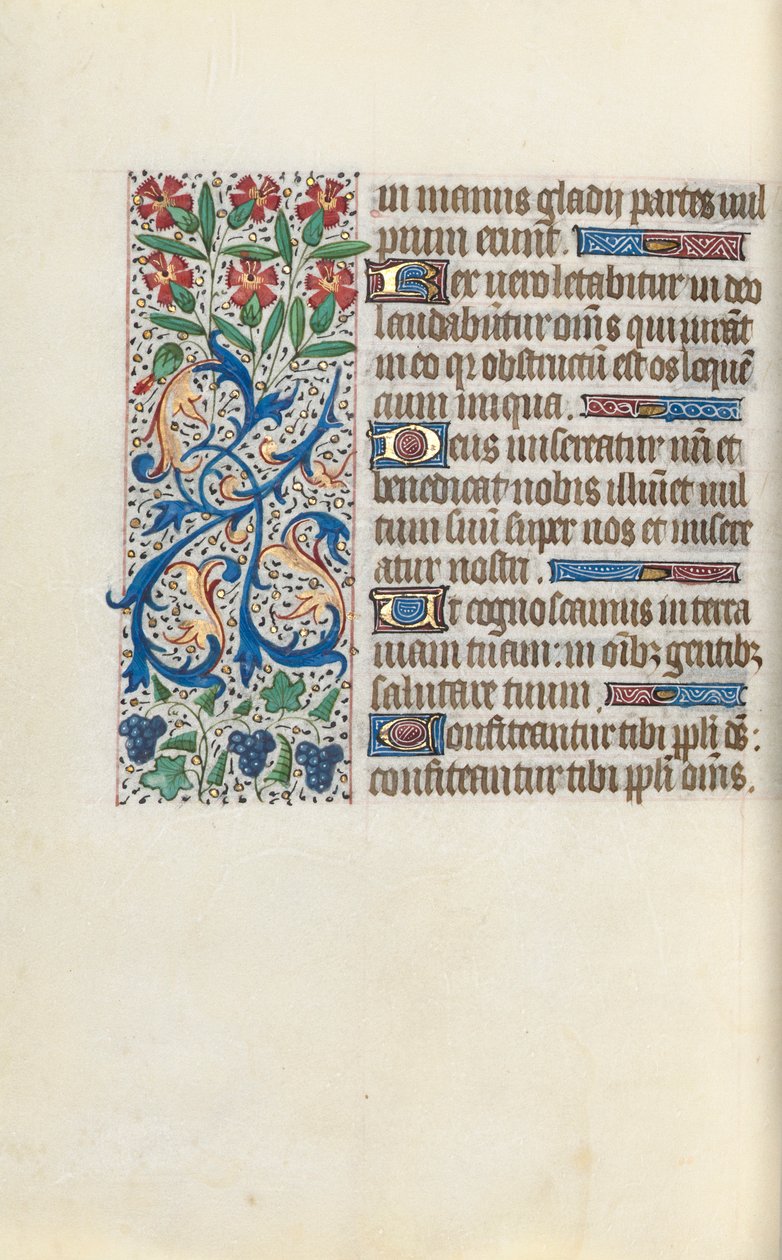 Timebok Bruk av Rouen: fol. 138v, ca. 1470. av Master of the Geneva Latini