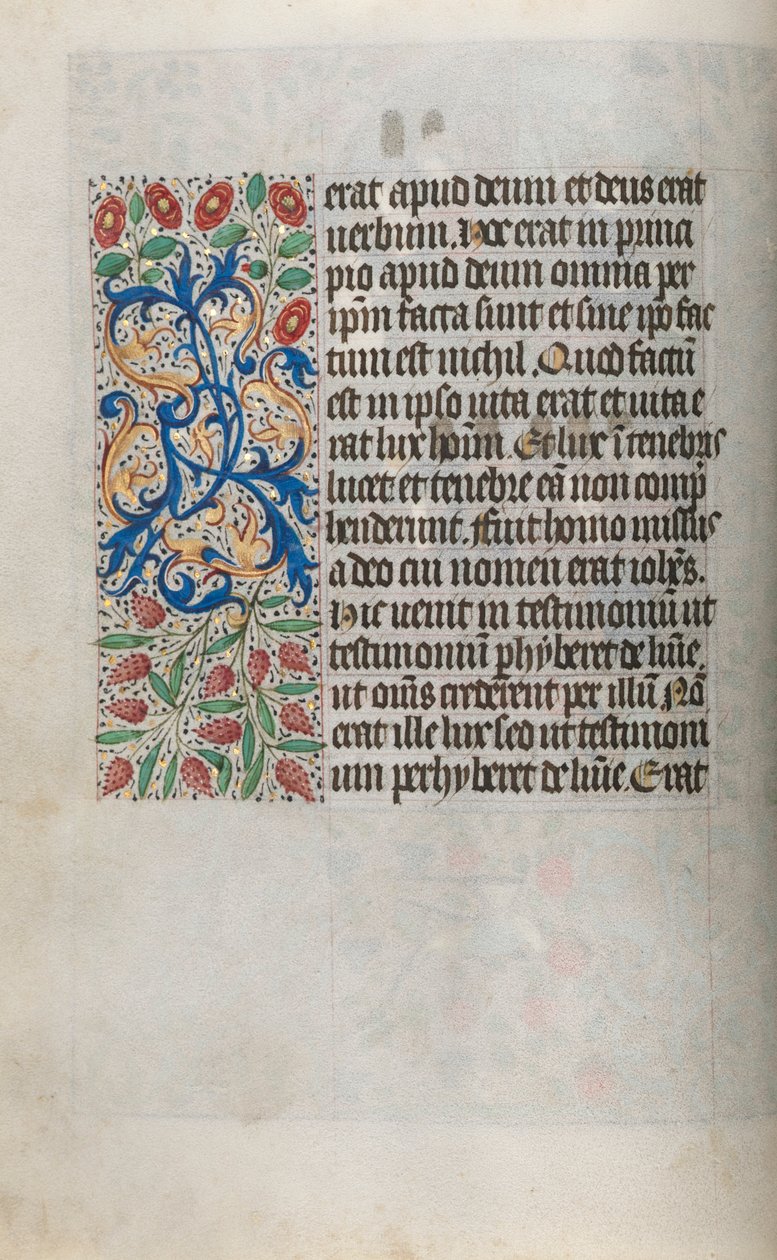 Timebok Bruk av Rouen: fol. 13v, c. 1470. av Master of the Geneva Latini