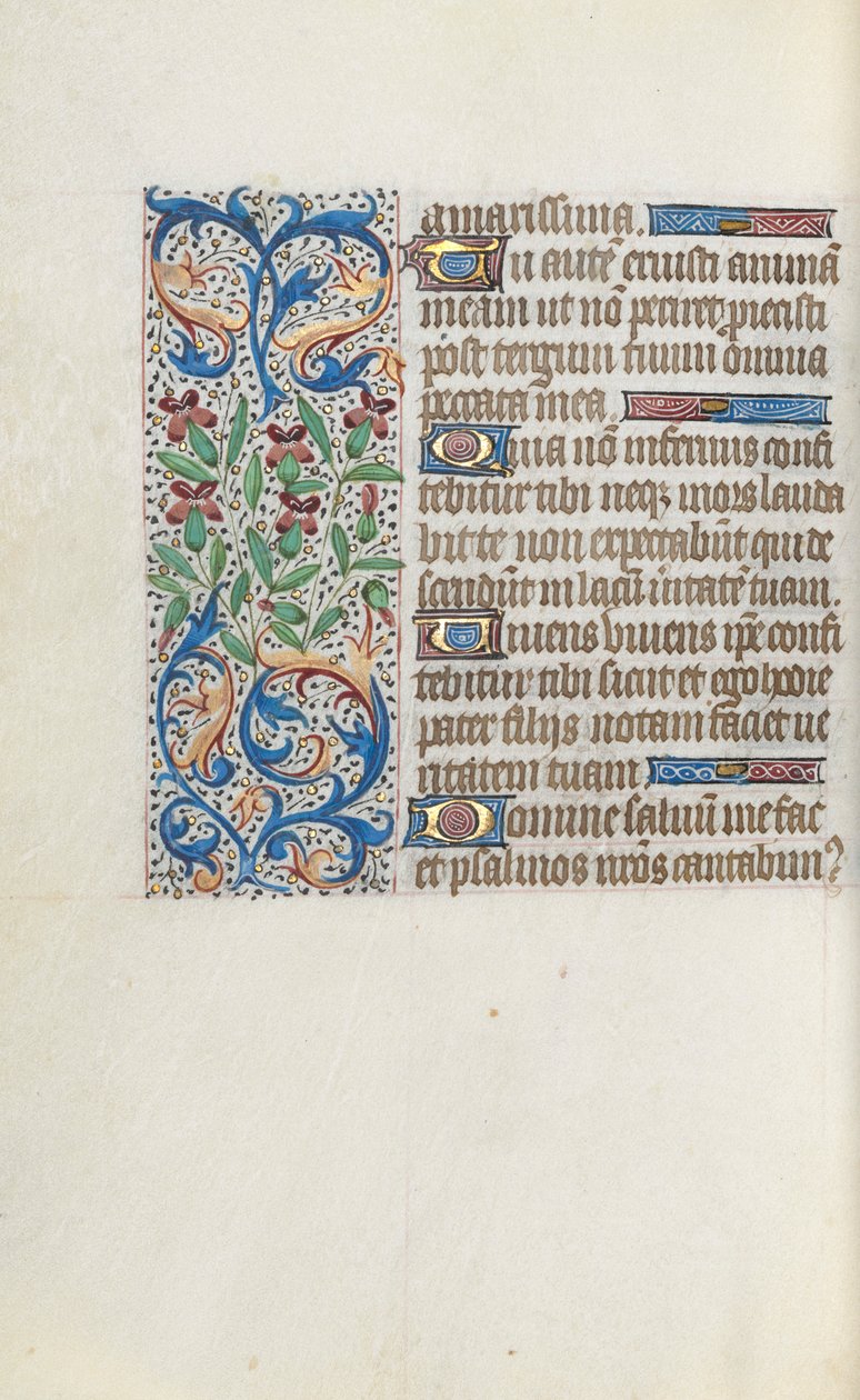 Timebok Bruk av Rouen: fol. 140v, ca. 1470. av Master of the Geneva Latini