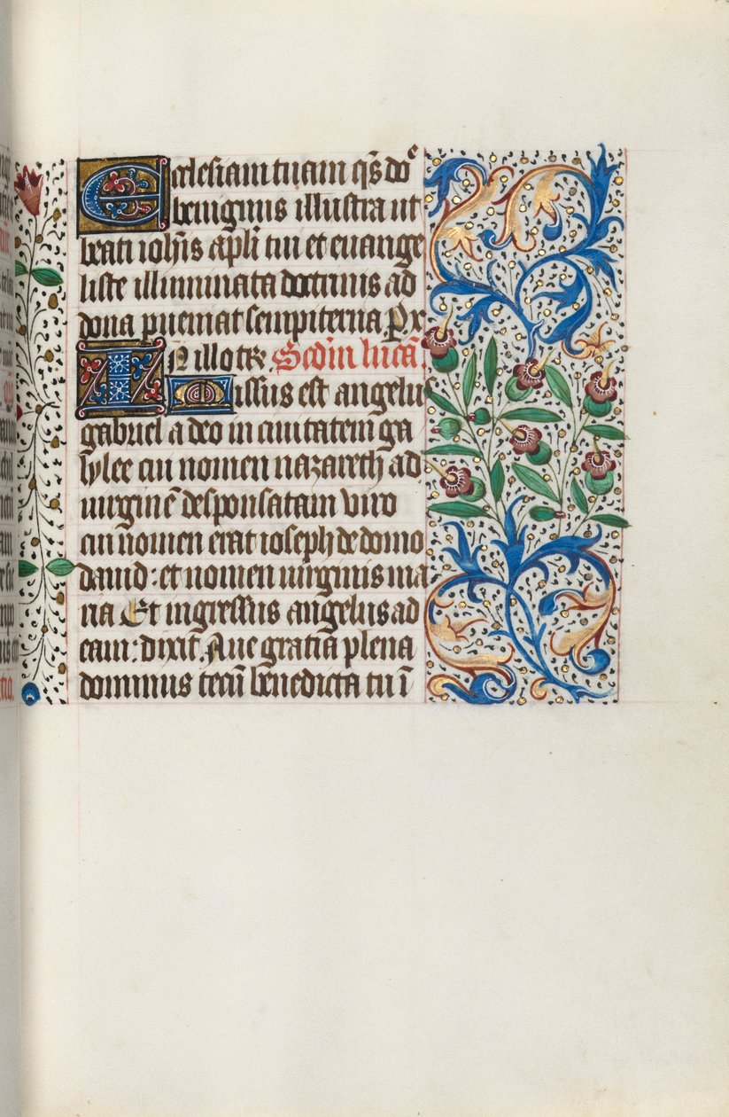 Timebok Bruk av Rouen: fol. 141r, ca. 1470. av Master of the Geneva Latini