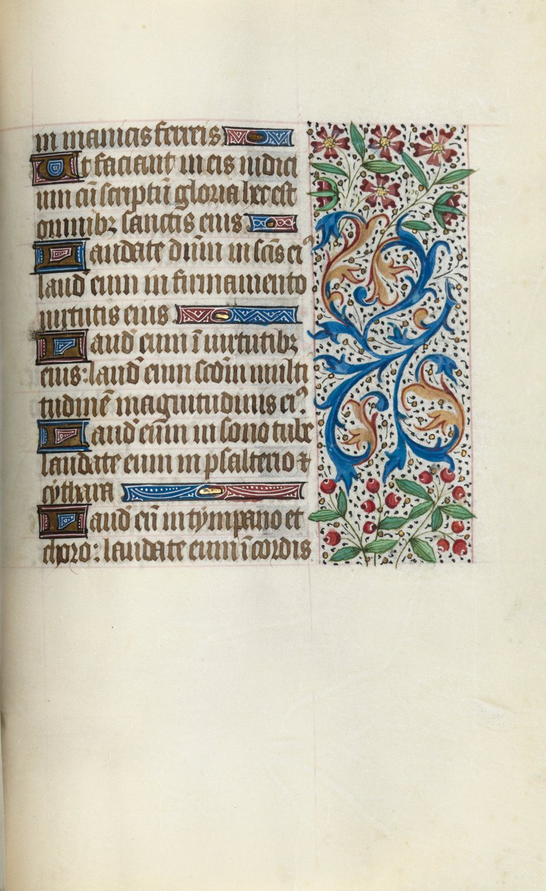 Timebok Bruk av Rouen: fol. 143r, ca. 1470. av Master of the Geneva Latini