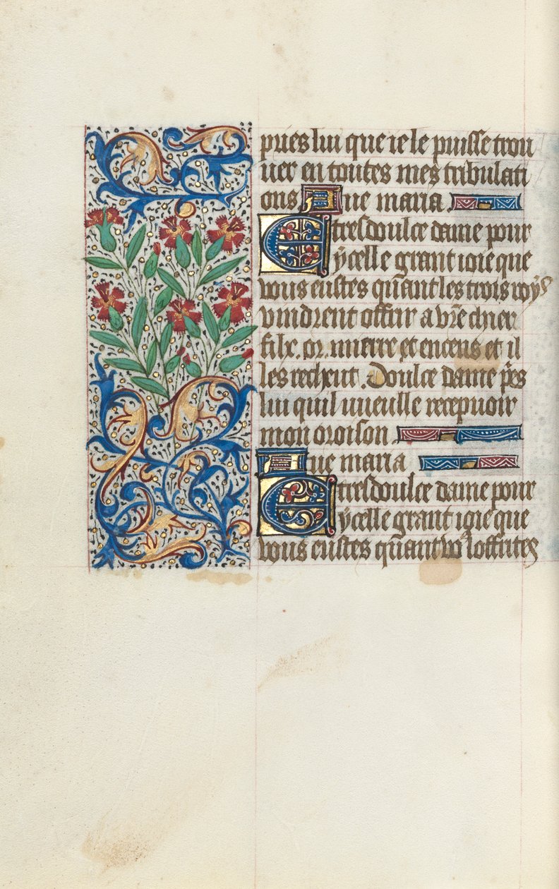 Timebok Bruk av Rouen: fol. 148v, ca. 1470. av Master of the Geneva Latini