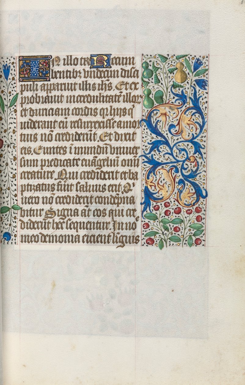 Timebok Bruk av Rouen: fol. 18r, c. 1470. av Master of the Geneva Latini