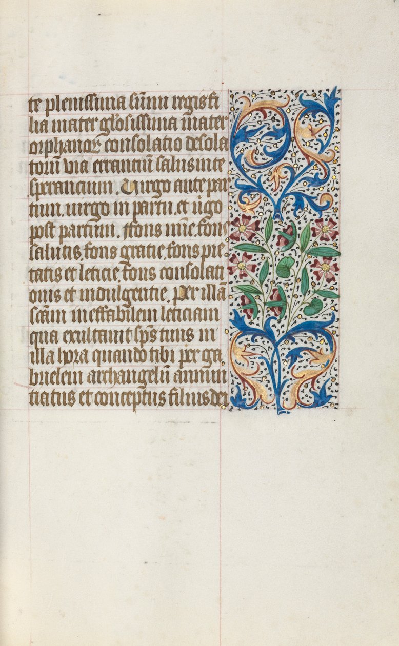 Timebok Bruk av Rouen: fol. 19r, ca. 1470. av Master of the Geneva Latini