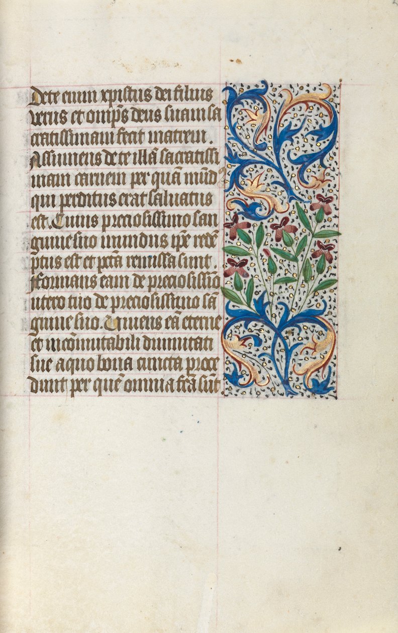 Timebok Bruk av Rouen: fol. 23r, c. 1470. av Master of the Geneva Latini